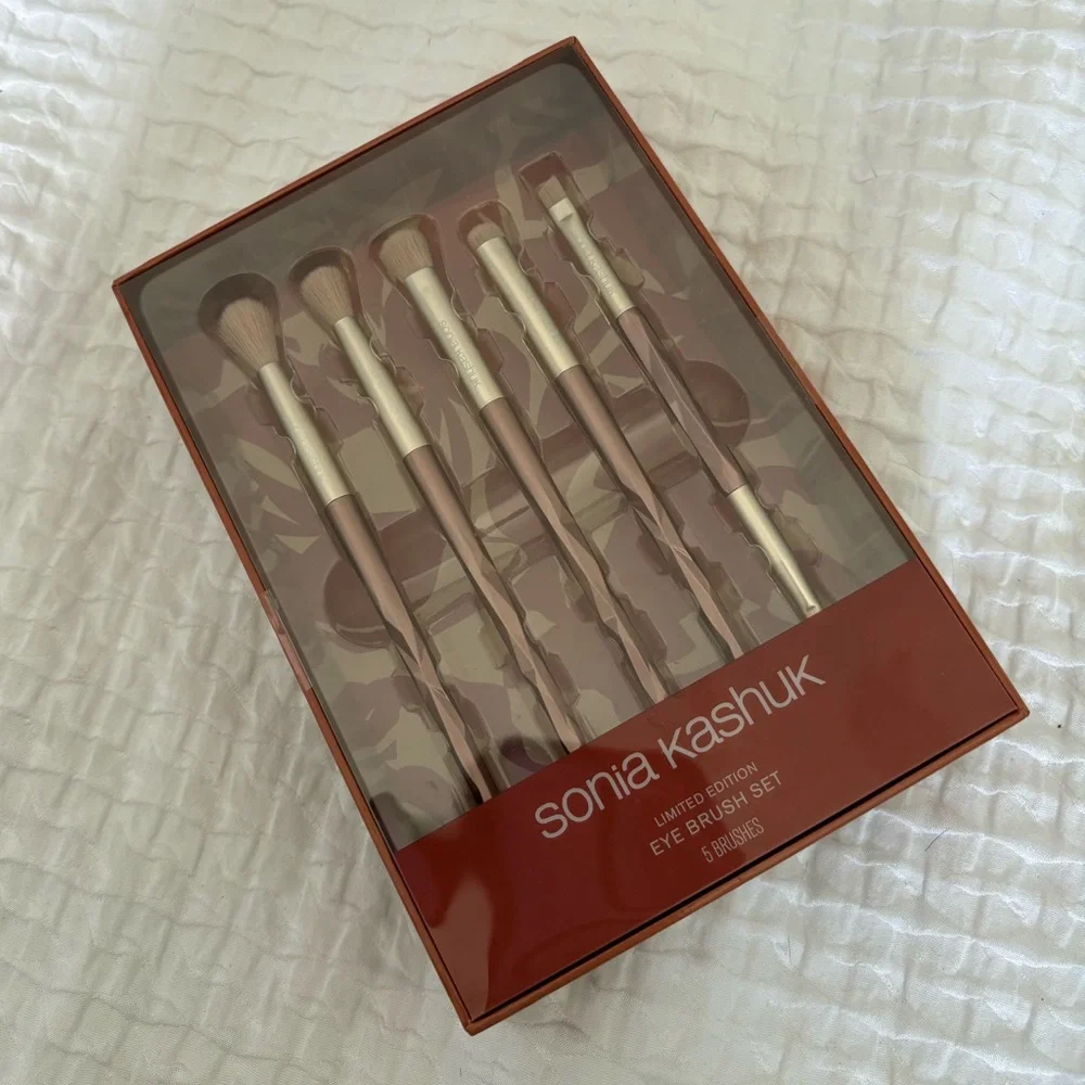 Sonia Kashuk Limited Edition 5 piece Eye Brush Set - rose gold